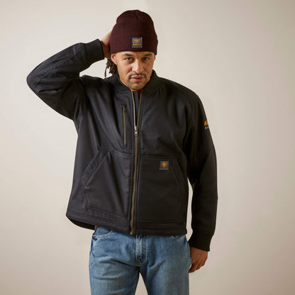 Rebar Stretch Canvas Bomber Jacket Ariat Sale|Men|Work