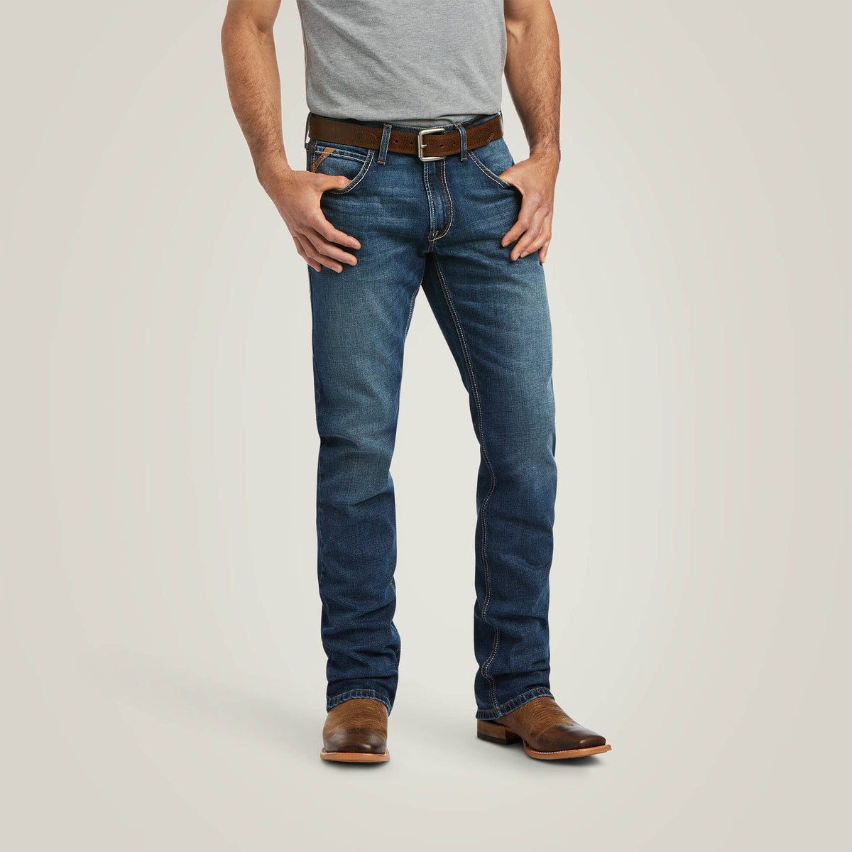 M5 Straight Stretch Madera Stackable Straight Leg Jean Ariat Sale|Men