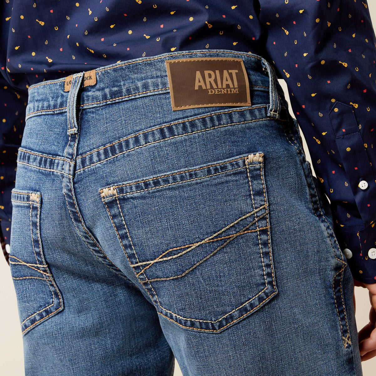 M5 Straight Calico Straight Leg Jean Ariat Sale|Men