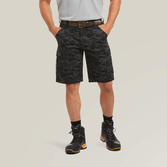 Rebar DuraStretch Made Tough Cargo 11" Short Ariat Sale|Men