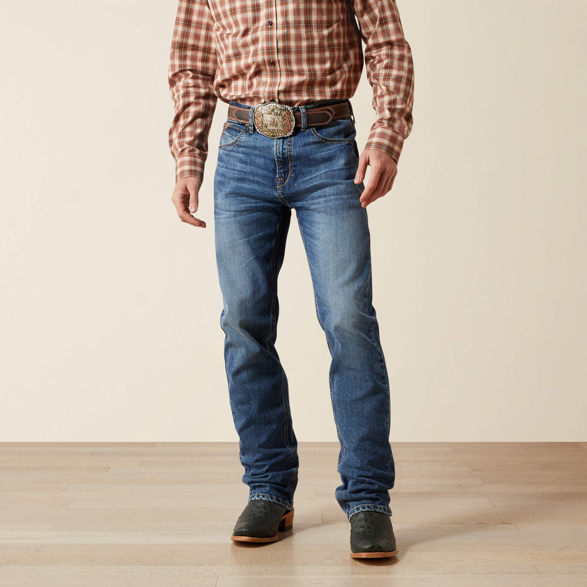 M7 Slim Rebel Classic Rise Straight Leg Jeans Ariat Sale|Men