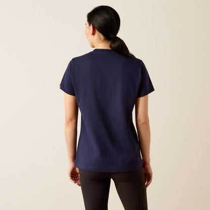 Rebar Cotton Strong Standard V-Neck T-Shirt Ariat Women|Work