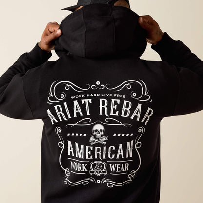 Rebar Lightweight Label Full Zip Hoodie Ariat Sale|Men|Work
