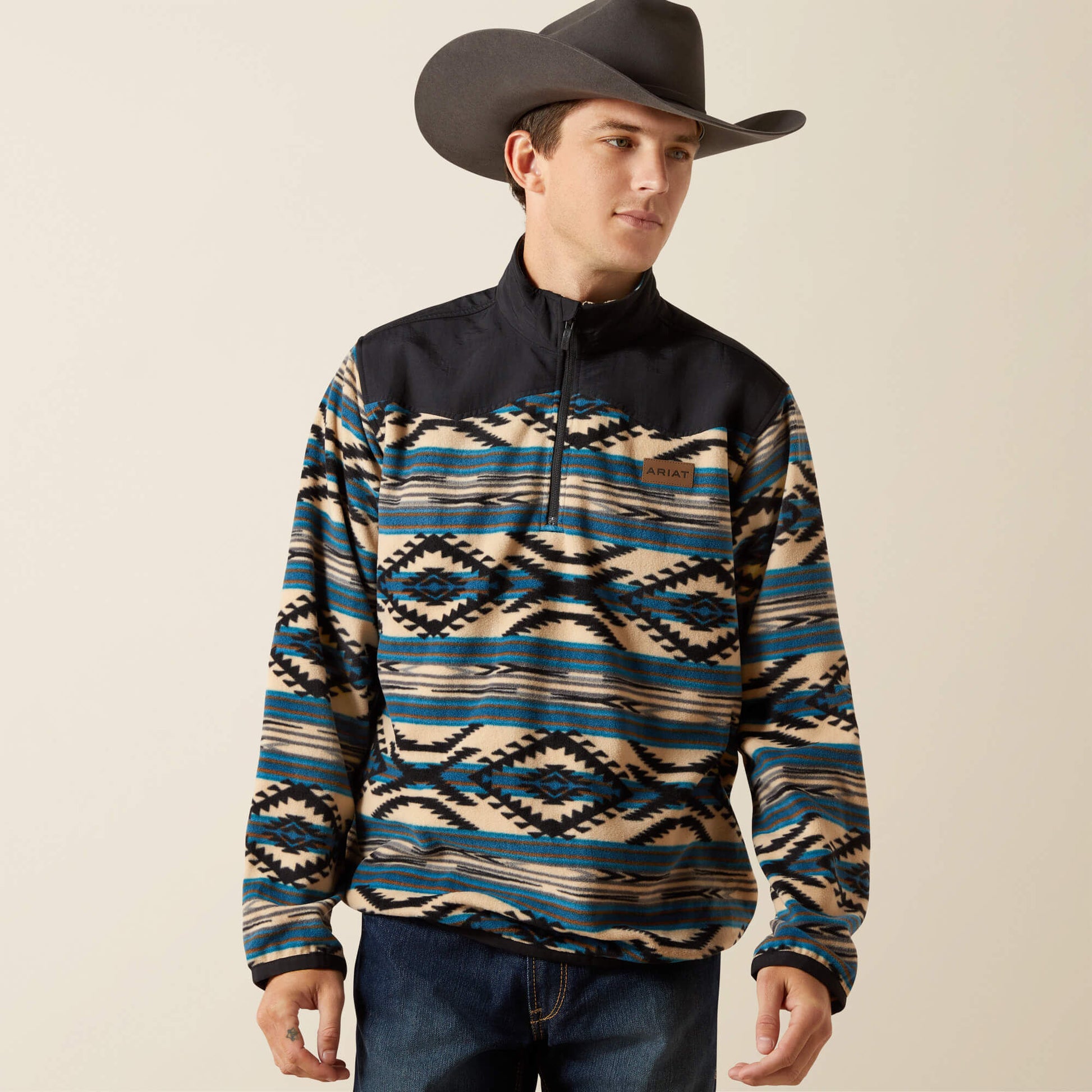 Basis Fleece Pullover Ariat Sale|Men