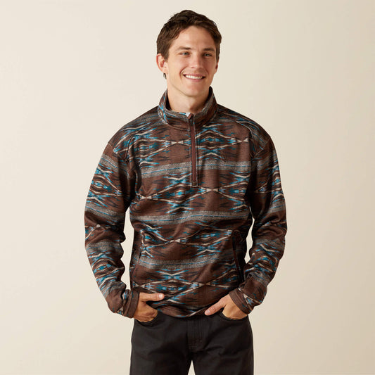 Caldwell Logo 1/4 Zip Sweater Ariat Sale|Men