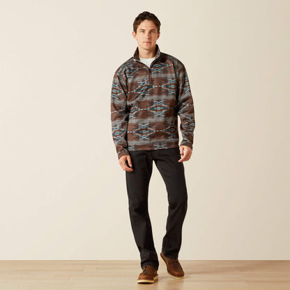 Caldwell Logo 1/4 Zip Sweater Ariat Sale|Men