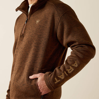 Caldwell Logo 1/4 Zip Sweater Ariat Sale|Men
