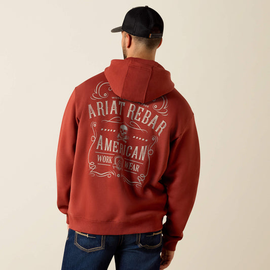 Rebar Lightweight Label Full Zip Hoodie Ariat Sale|Men|Work