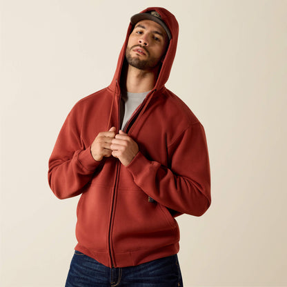 Rebar Lightweight Label Full Zip Hoodie Ariat Sale|Men|Work