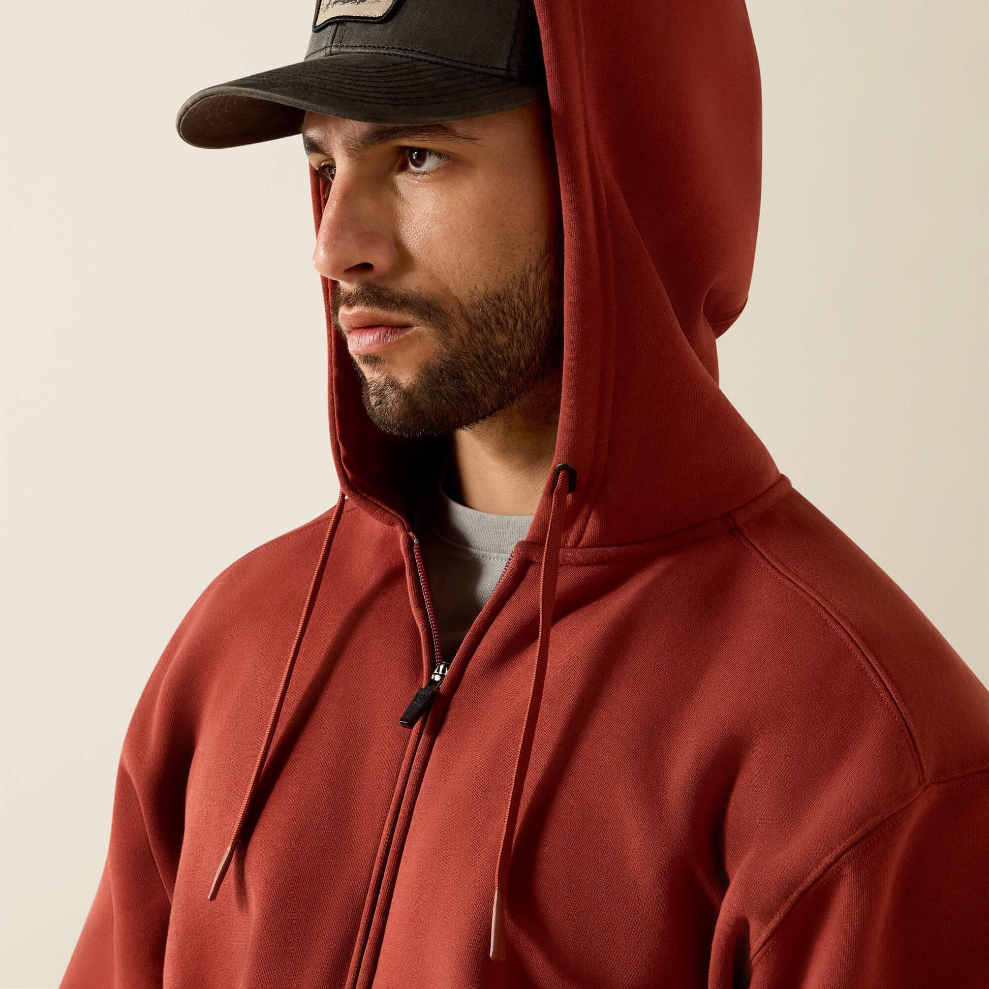 Rebar Lightweight Label Full Zip Hoodie Ariat Sale|Men|Work