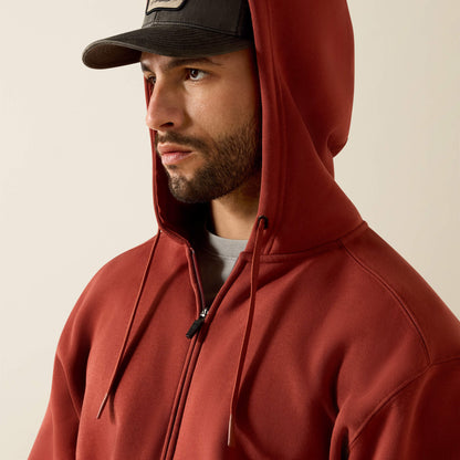 Rebar Lightweight Label Full Zip Hoodie Ariat Sale|Men|Work