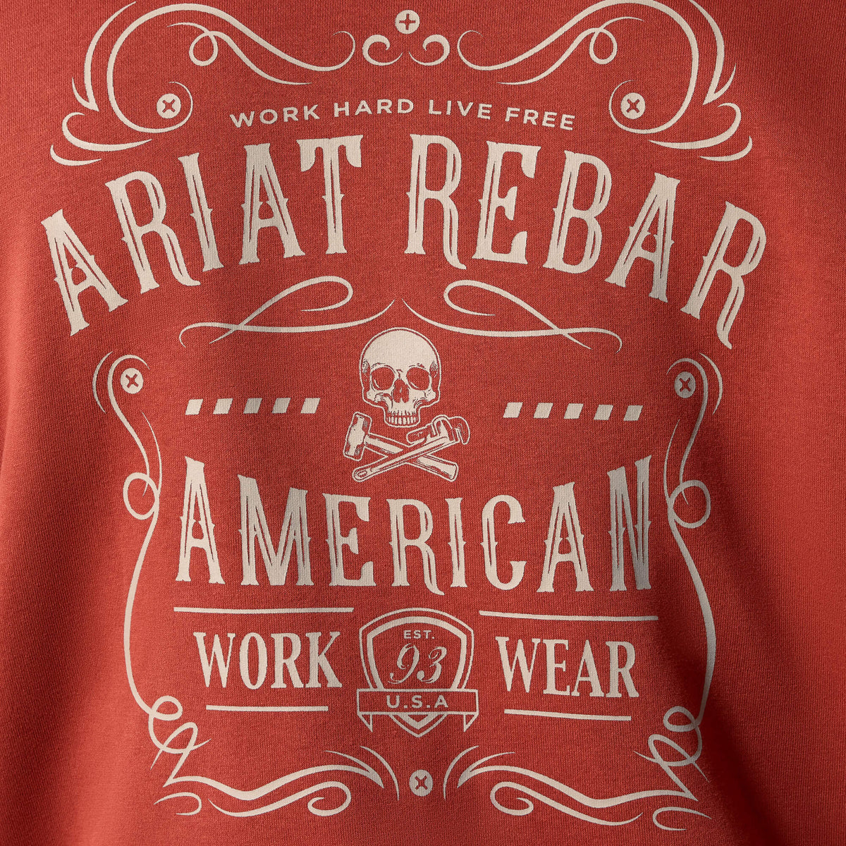 Rebar Lightweight Label Full Zip Hoodie Ariat Sale|Men|Work