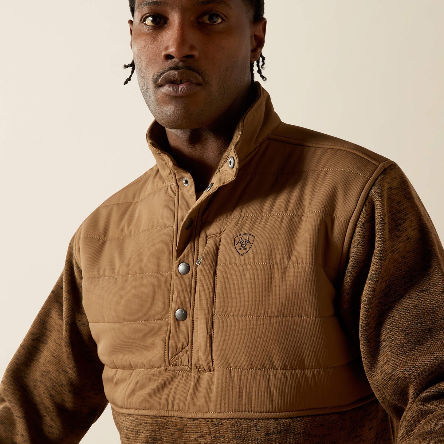 Caldwell Reinforced Snap Sweater Ariat Sale|Men