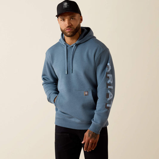 Rebar Lightweight Logo Hoodie Ariat Sale|Men|Work