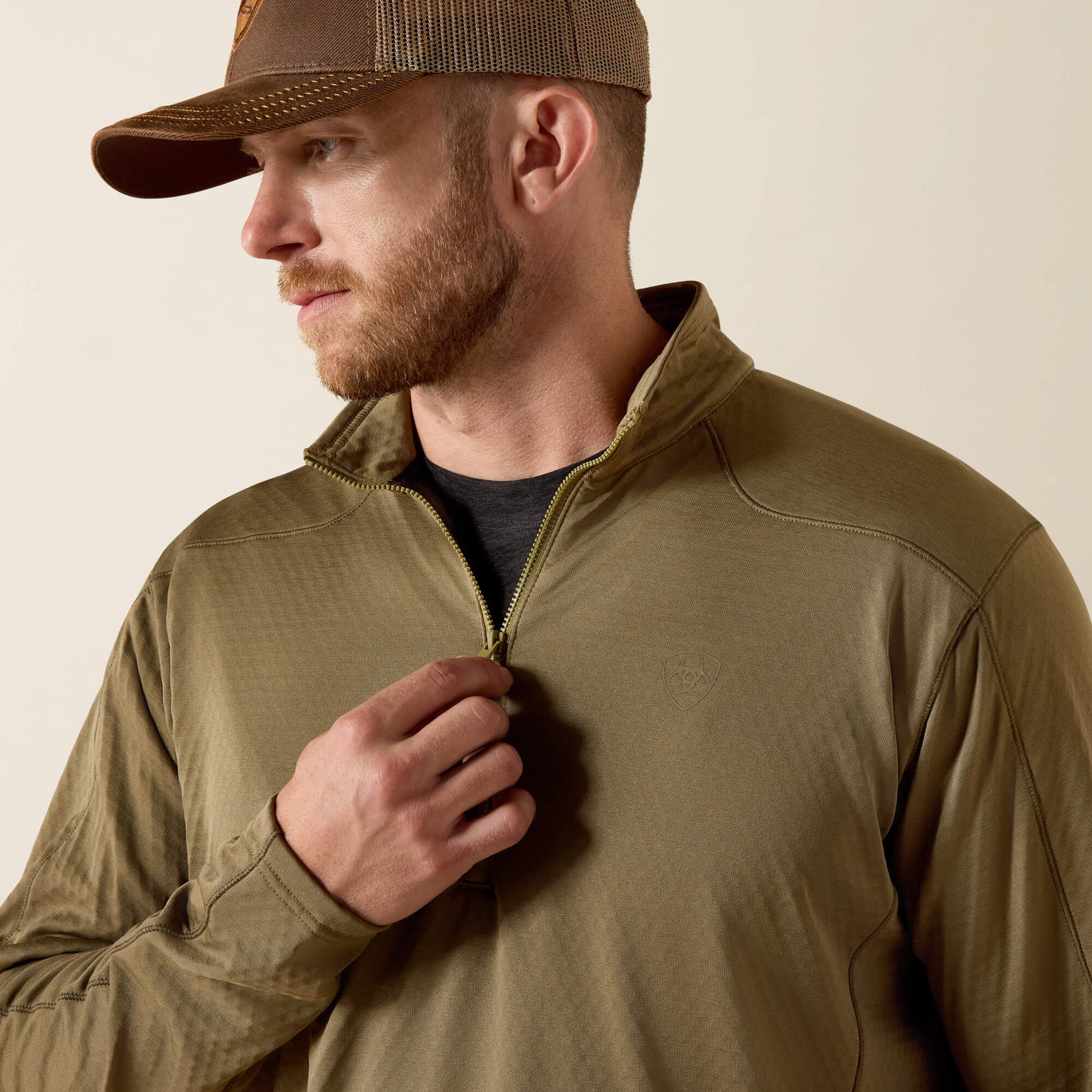 Hex Fleece 1/2 Zip Baselayer Ariat Sale|Men