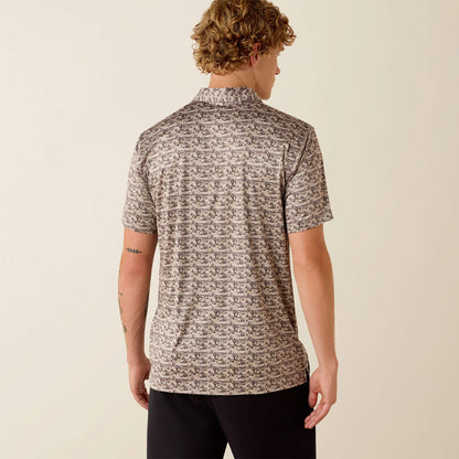 All Over Print Heathered Fitted Polo Ariat Sale