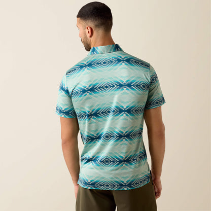 All Over Print Heathered Classic Fit Polo Ariat Sale
