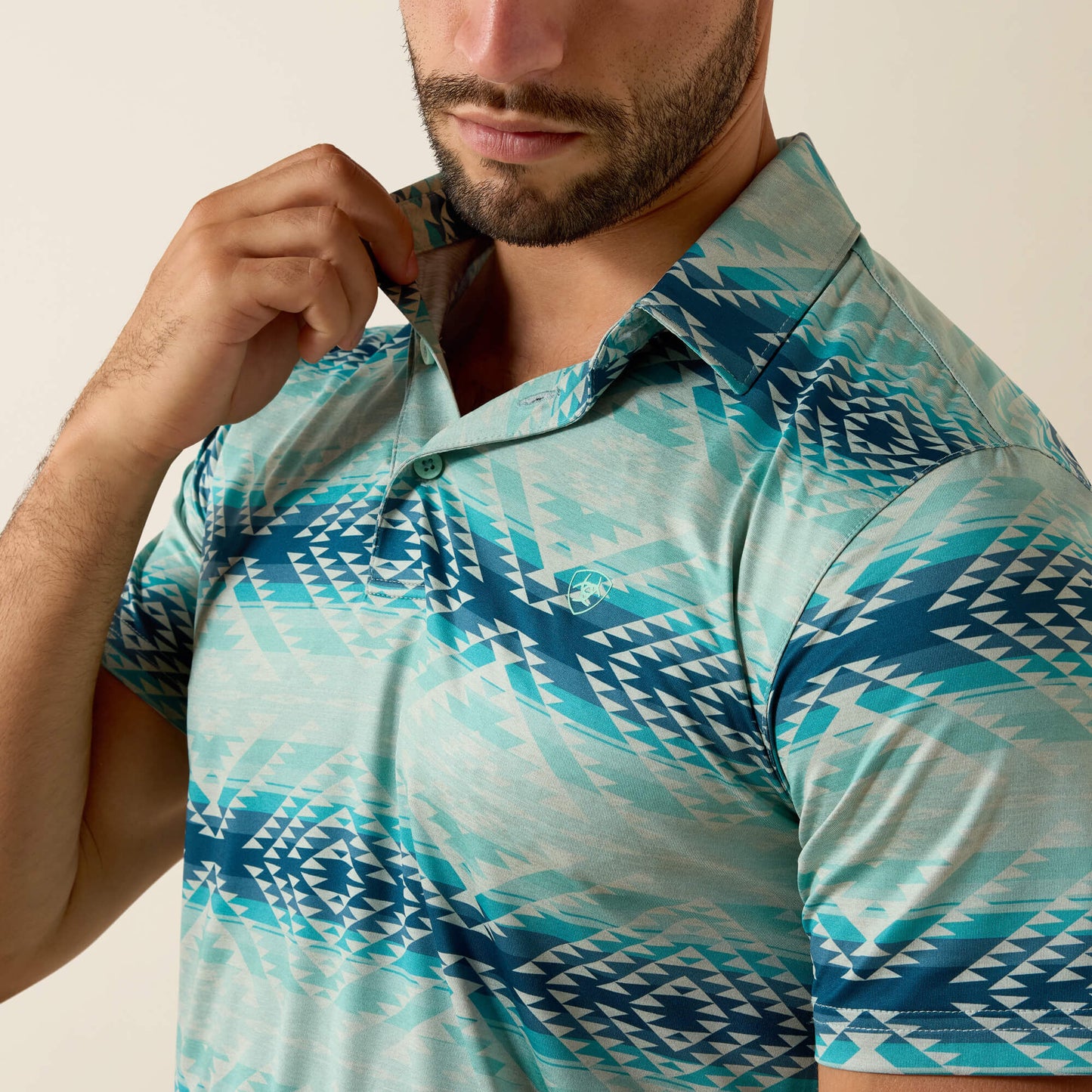 All Over Print Heathered Classic Fit Polo Ariat Sale