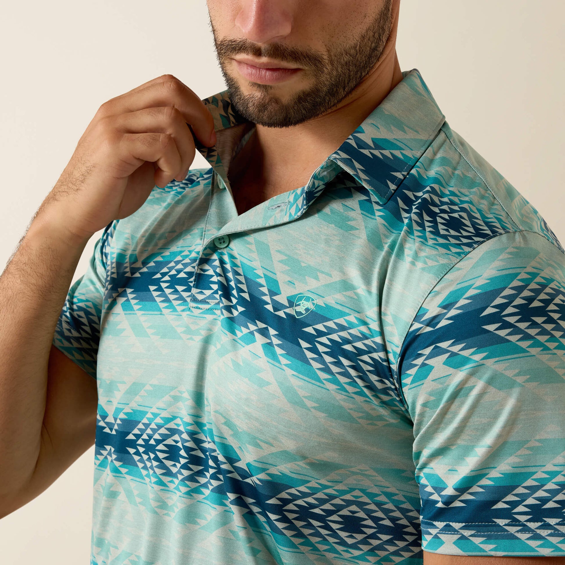 All Over Print Heathered Classic Fit Polo Ariat Sale