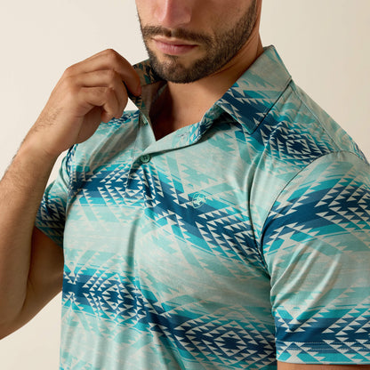 All Over Print Heathered Classic Fit Polo Ariat Sale