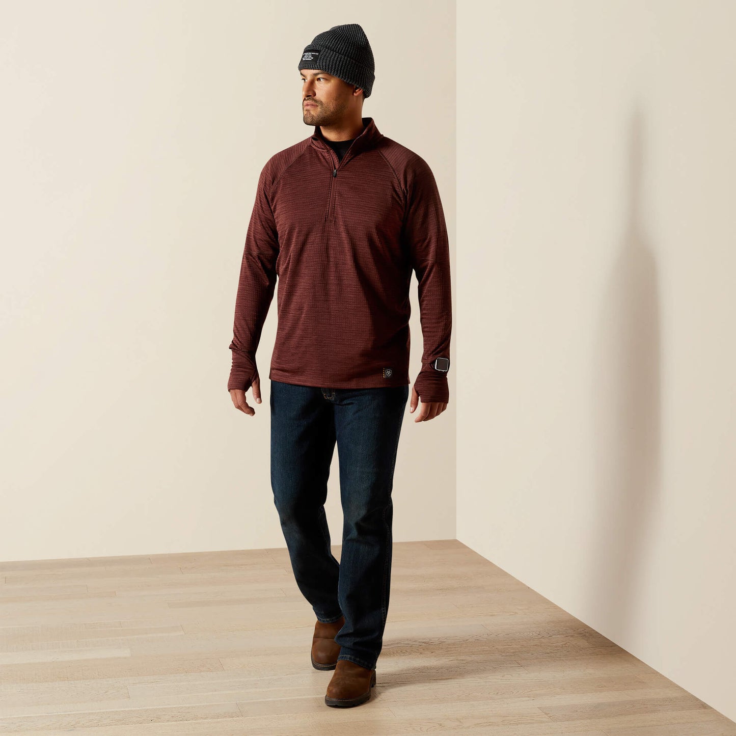 Rebar Gridwork Baselayer 1/4 Zip T-Shirt Ariat Sale|Work