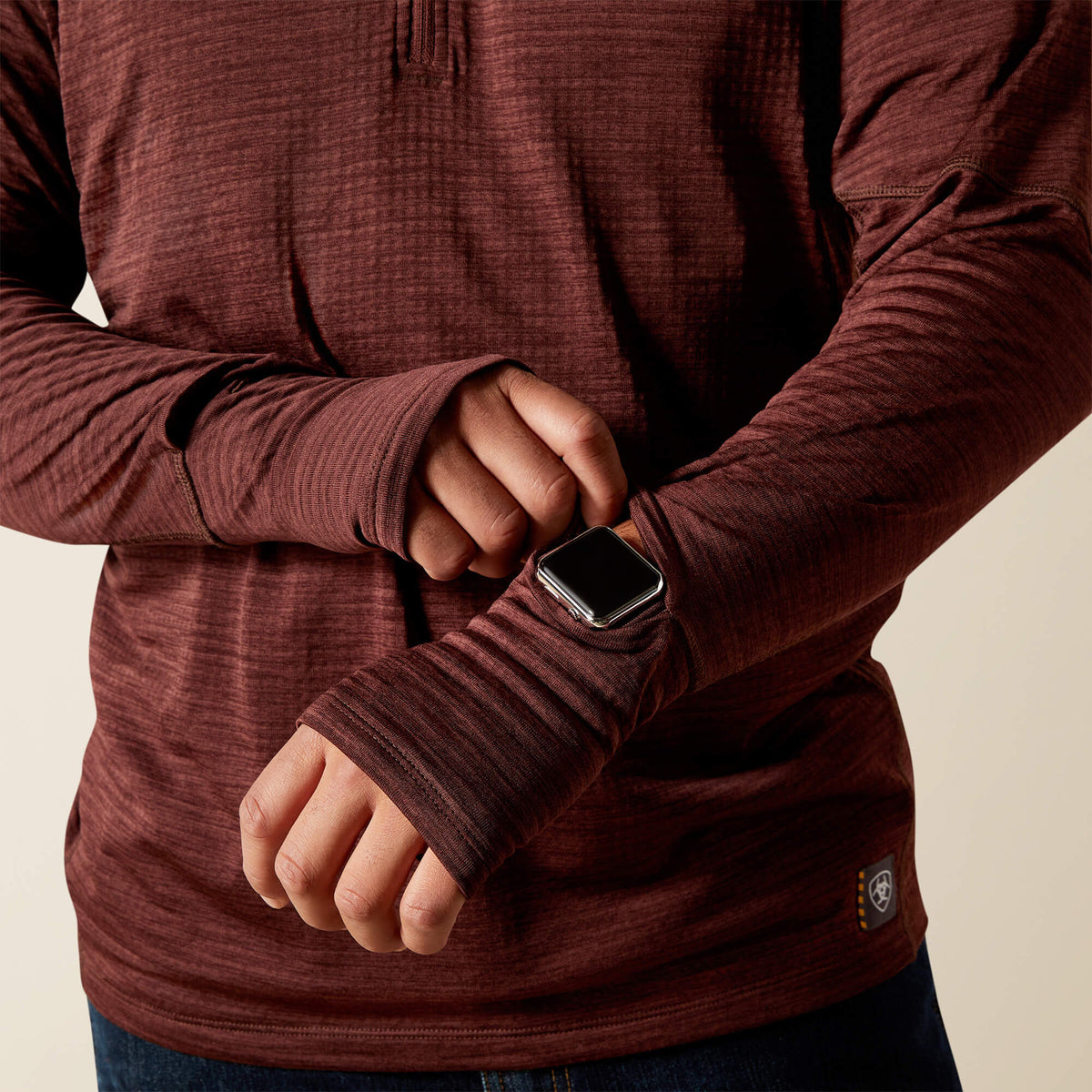 Rebar Gridwork Baselayer 1/4 Zip T-Shirt Ariat Sale|Work