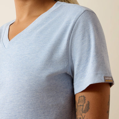 Rebar Cotton Strong Standard V-Neck T-Shirt Ariat Women|Work|Sale