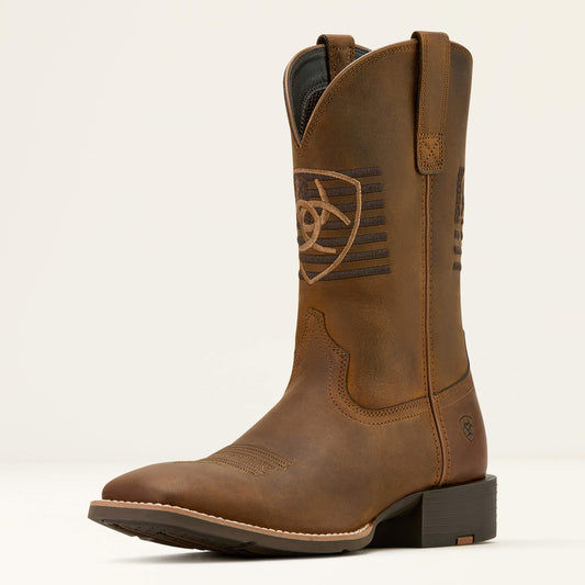 Sport Freedom Wide Square Toe Cowboy Boot Ariat Men