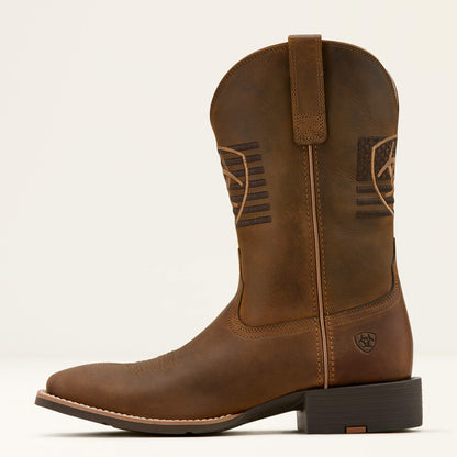 Sport Freedom Wide Square Toe Cowboy Boot Ariat Men