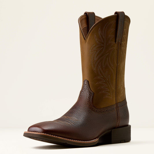 Sport Western Wide Square Toe Cowboy Boot Ariat Men