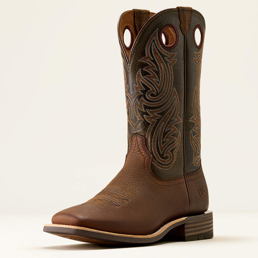 Highland Toughstock Wide Square Toe Cowboy Boot Ariat Men