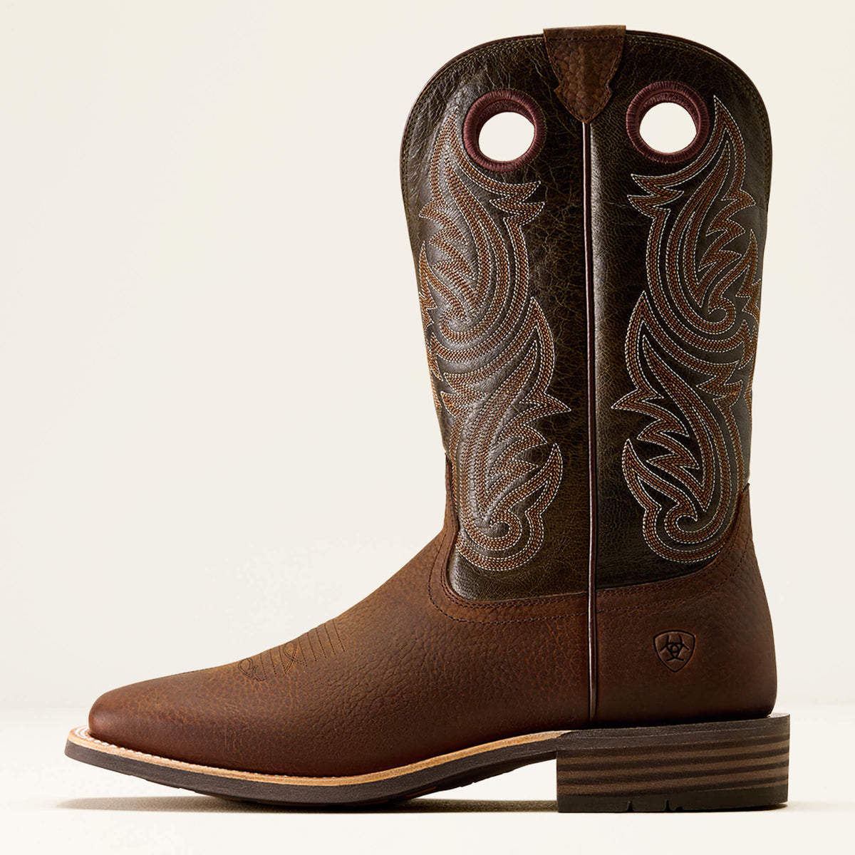 Highland Toughstock Wide Square Toe Cowboy Boot Ariat Men