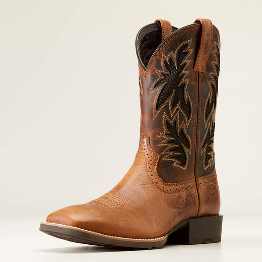 Sport Cool VentTEK Wide Square Toe Cowboy Boot Ariat Men