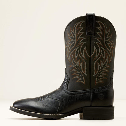 Sport Western Wide Square Toe Cowboy Boot Ariat Men