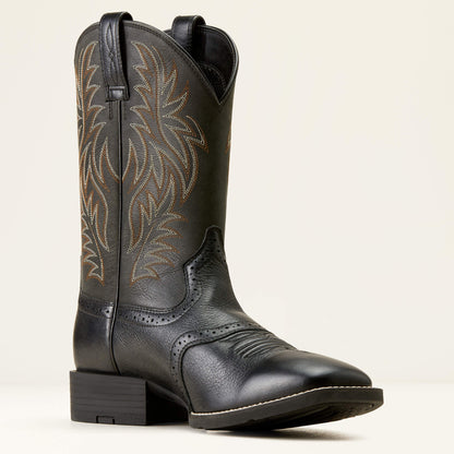 Sport Western Wide Square Toe Cowboy Boot Ariat Men