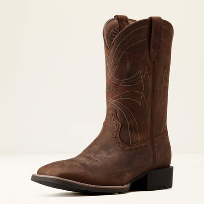 Sport Wide Square Toe Cowboy Boot Ariat Men
