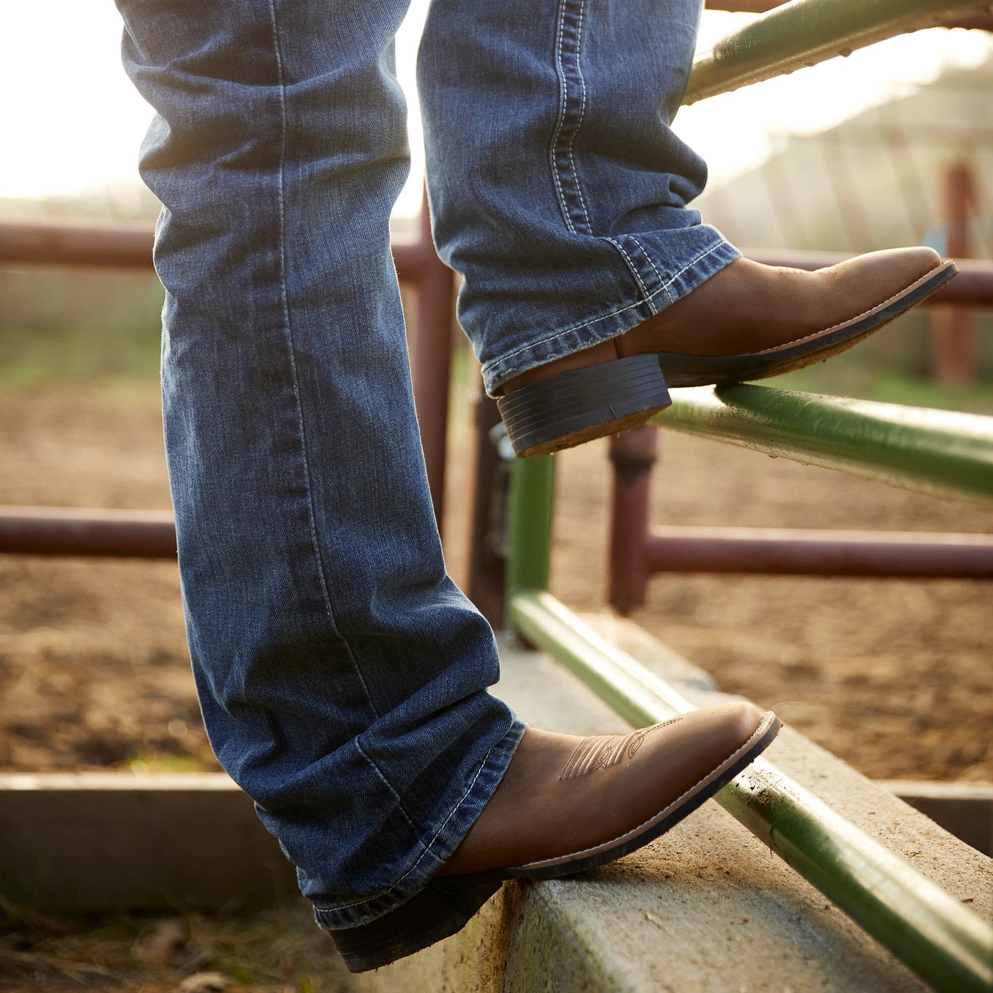 Sport Wide Square Toe Cowboy Boot Ariat Men