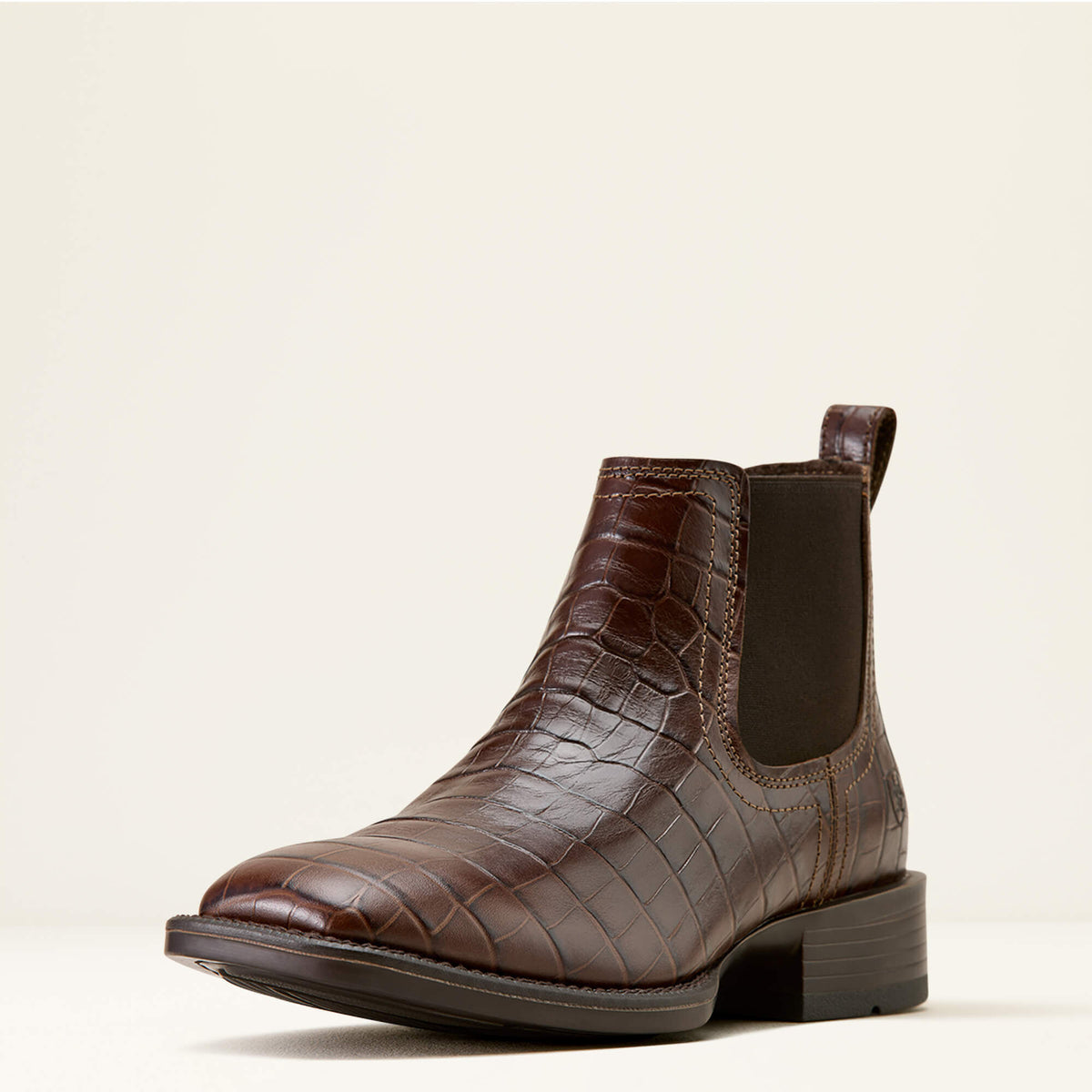 Booker Chelsea Wide Square Toe Western Boot Ariat Men