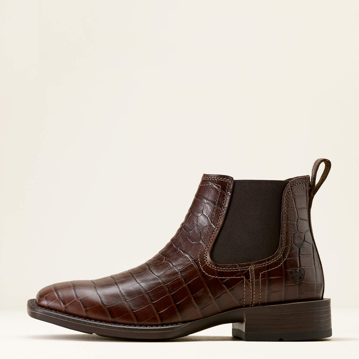 Booker Chelsea Wide Square Toe Western Boot Ariat Men