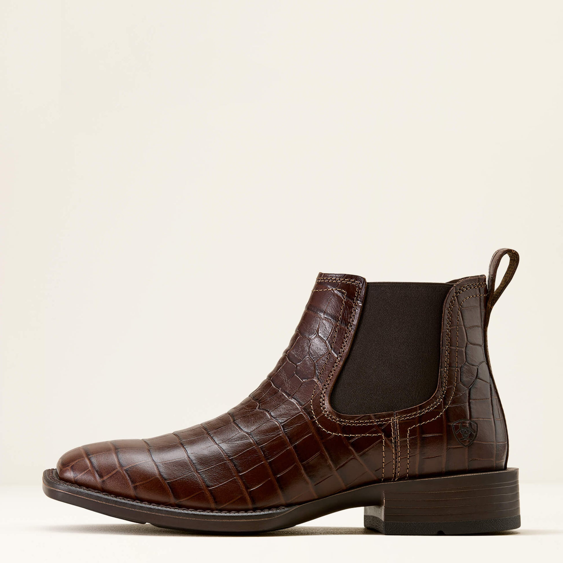 Booker Chelsea Wide Square Toe Western Boot Ariat Men