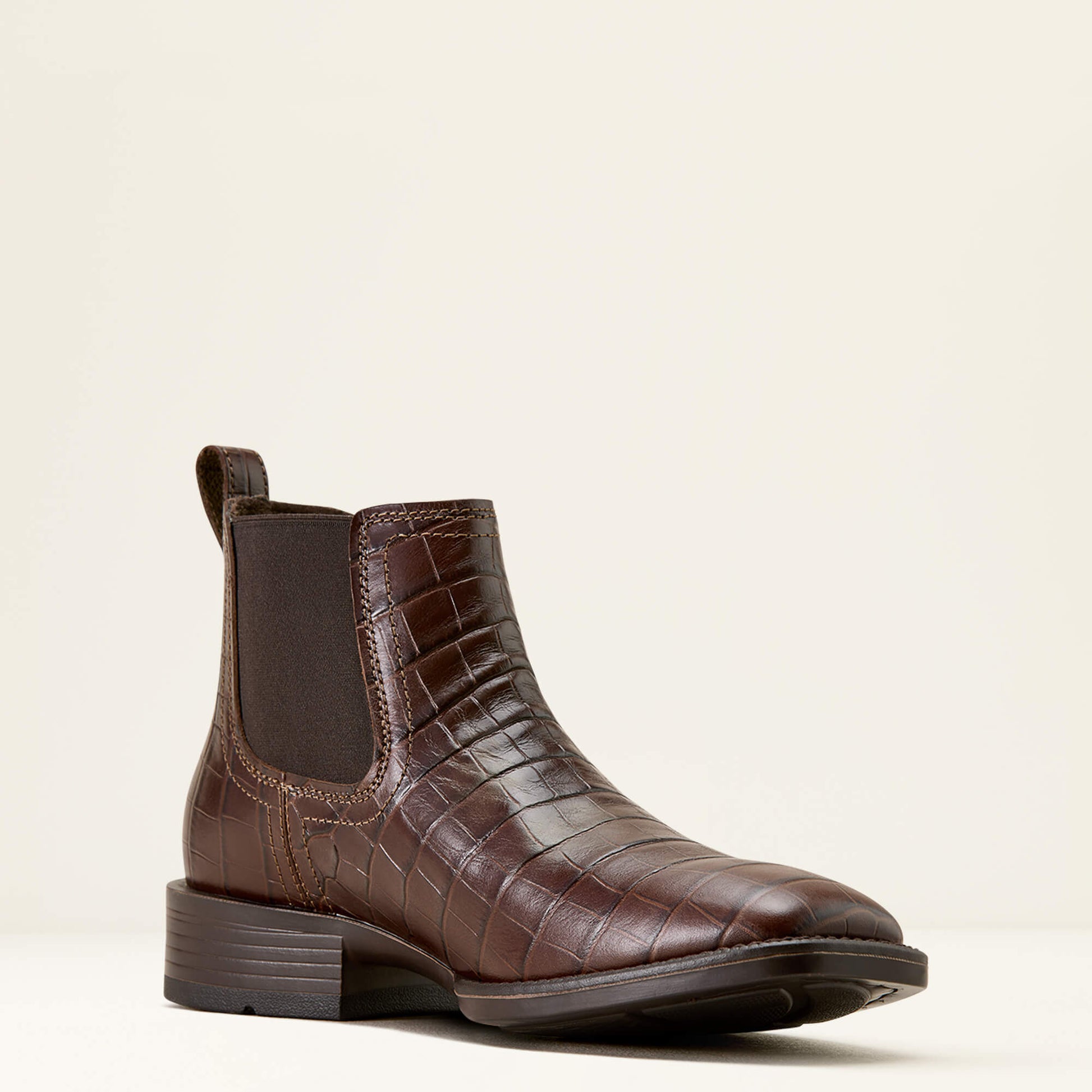 Booker Chelsea Wide Square Toe Western Boot Ariat Men