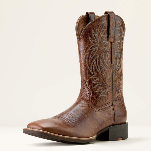 Sport Western Wide Square Toe Cowboy Boot Ariat Men