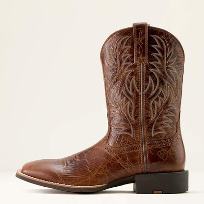 Sport Western Wide Square Toe Cowboy Boot Ariat Men