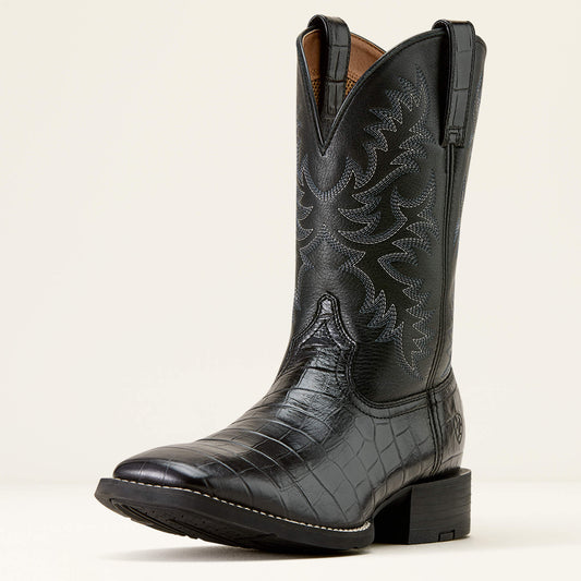 Sport Latigo Wide Square Toe Cowboy Boot Ariat Men