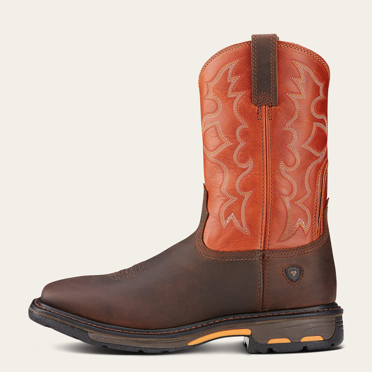 WorkHog Wide Square Toe Work Boot Ariat Men|Work