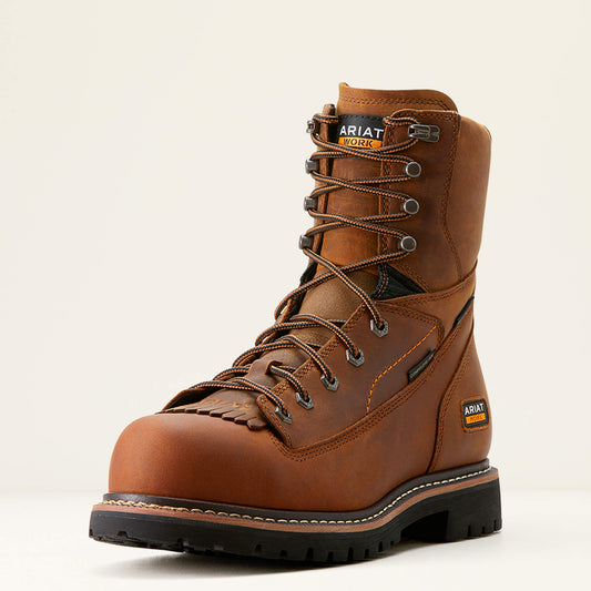 Longview Shock Shield 8" Waterproof Composite Toe Work Boot Ariat Men|Work