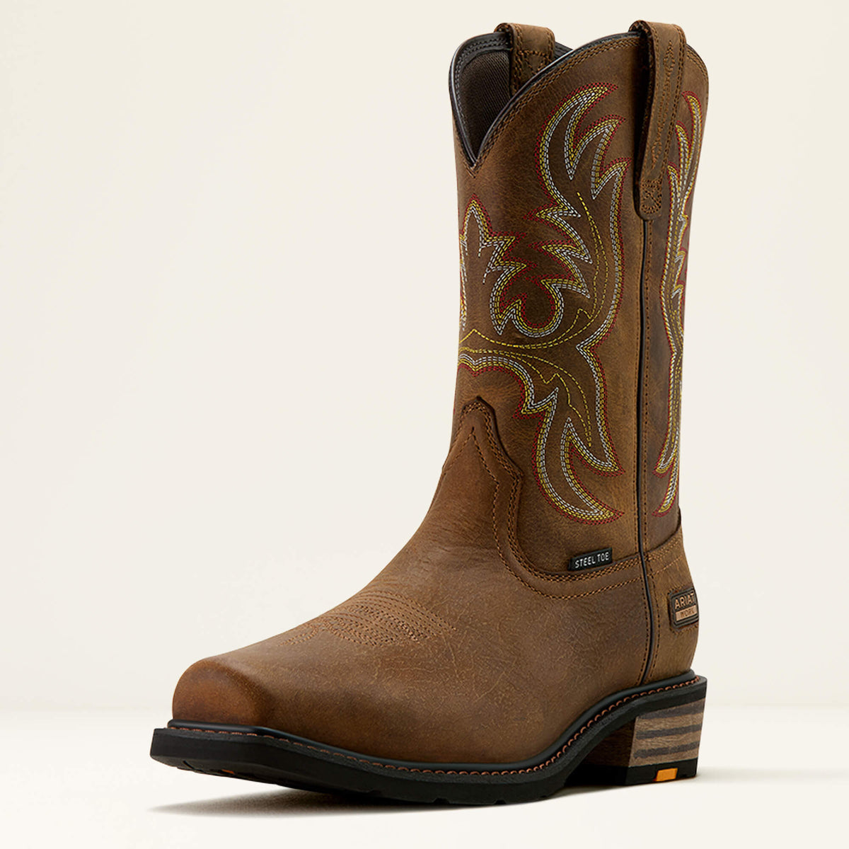 Ironside Square Toe Steel Toe Work Boot Ariat Men|Work