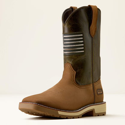 Activator Patriot Wide Square Toe Work Boot Ariat Men|Work