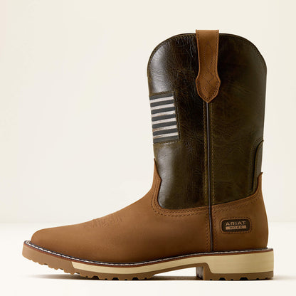 Activator Patriot Wide Square Toe Work Boot Ariat Men|Work