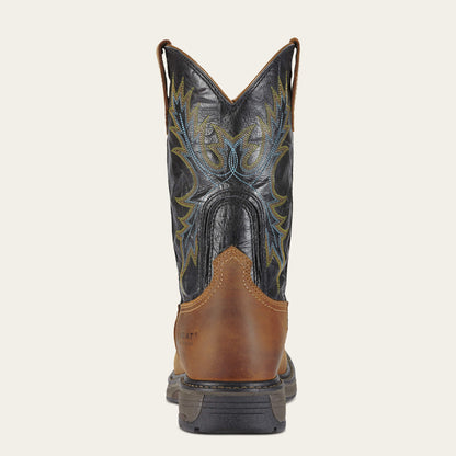 WorkHog Wide Square Toe Waterproof Steel Toe Work Boot Ariat Men|Work